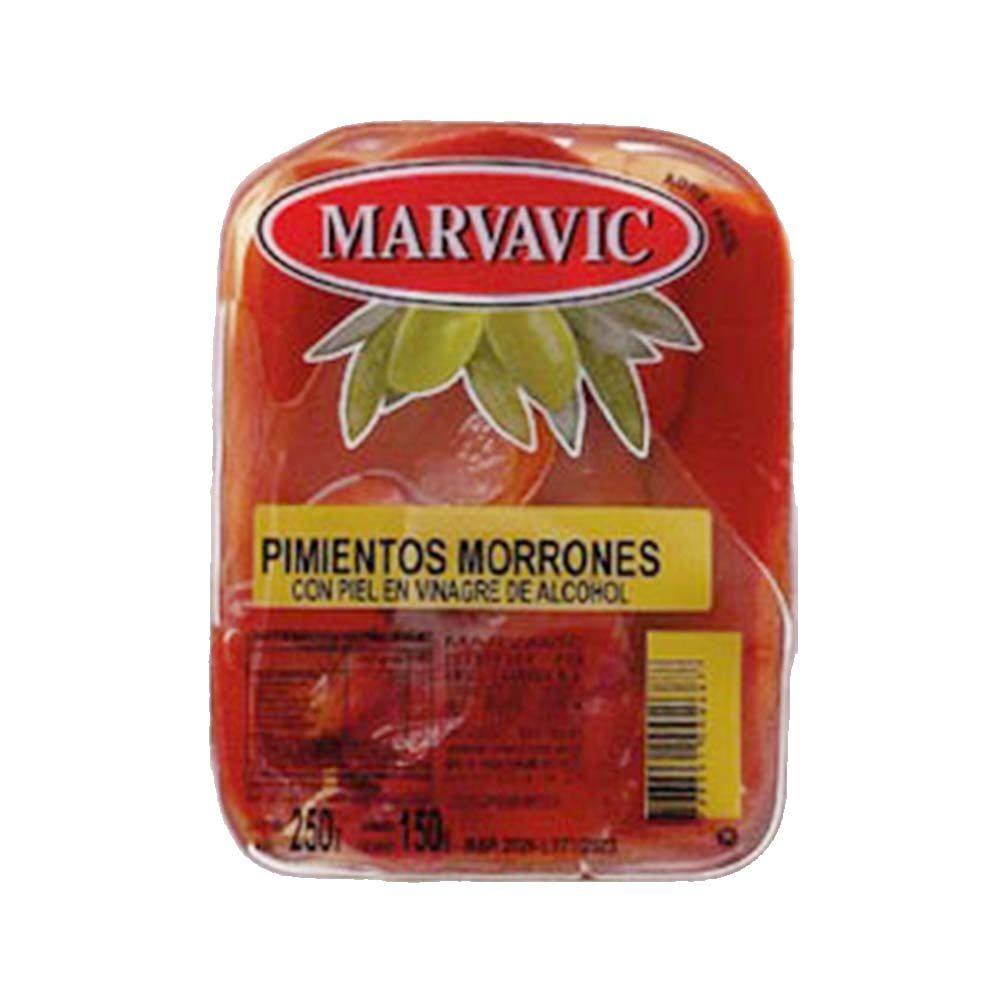 Pimientos En Vinagre 150 Gr Marvavic
