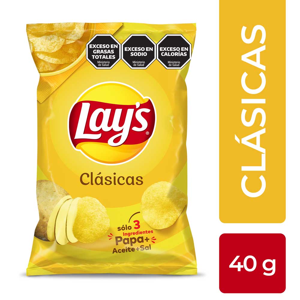 Papas Fritas Lays Clásicas 40 G
