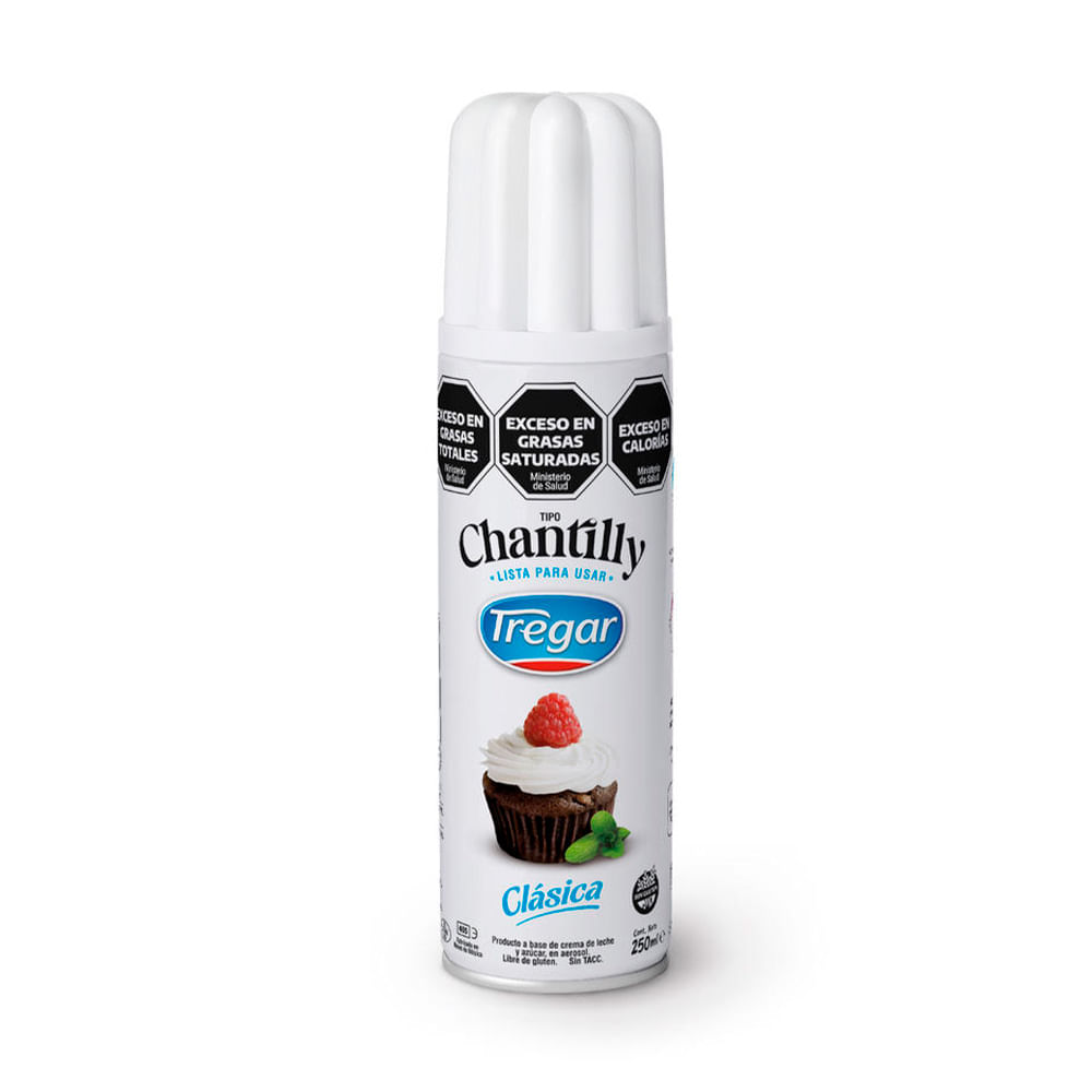 Crema Chantilly Clásica 250 Ml Tregar