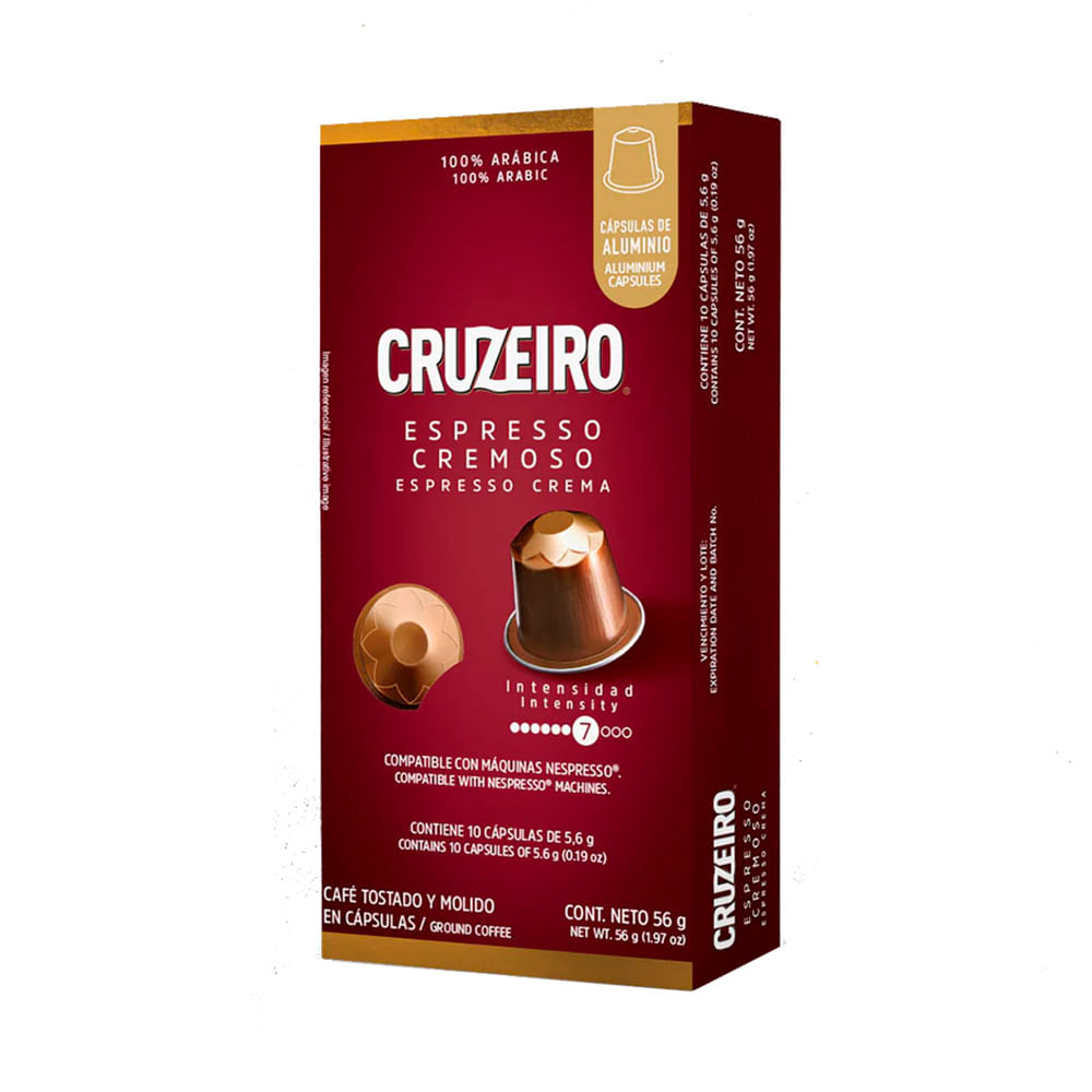 Café Espresso Cremoso 56 Grs x 10 Un Cruzeiro