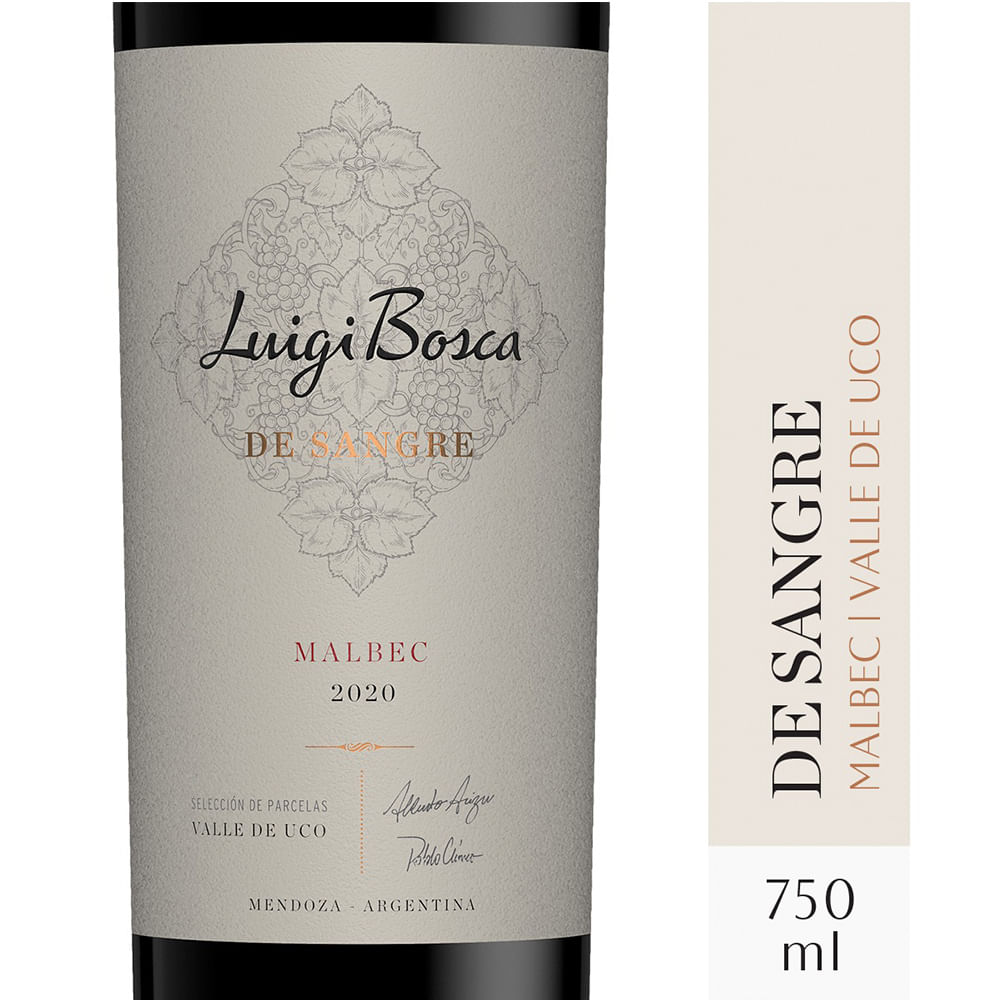 Vino Luigi Bosca De Sangre Malbec