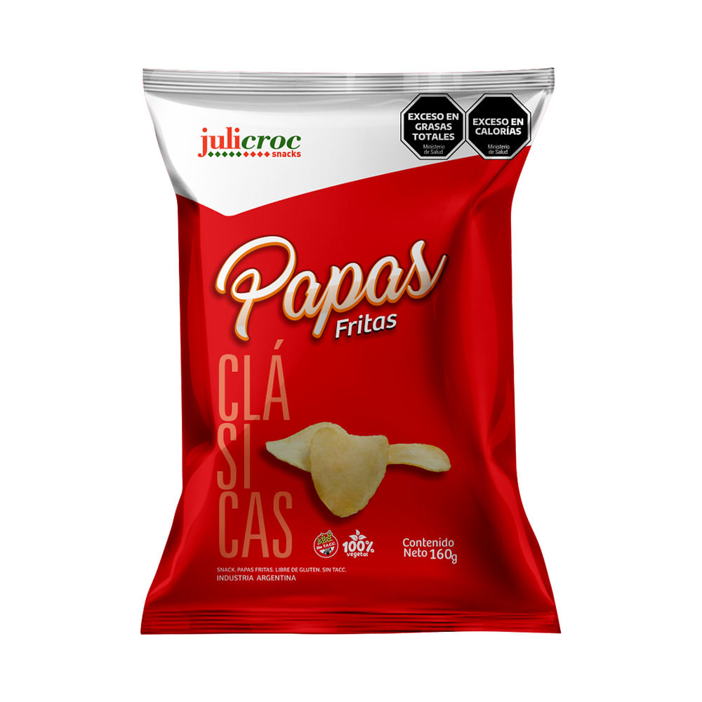 Papas Fritas Sin Tacc 160 Gr Julicroc