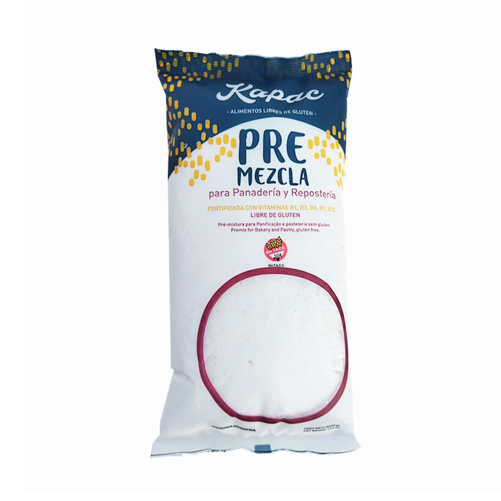 Premezcla Panadería y Repostería 500 Grs Kapac