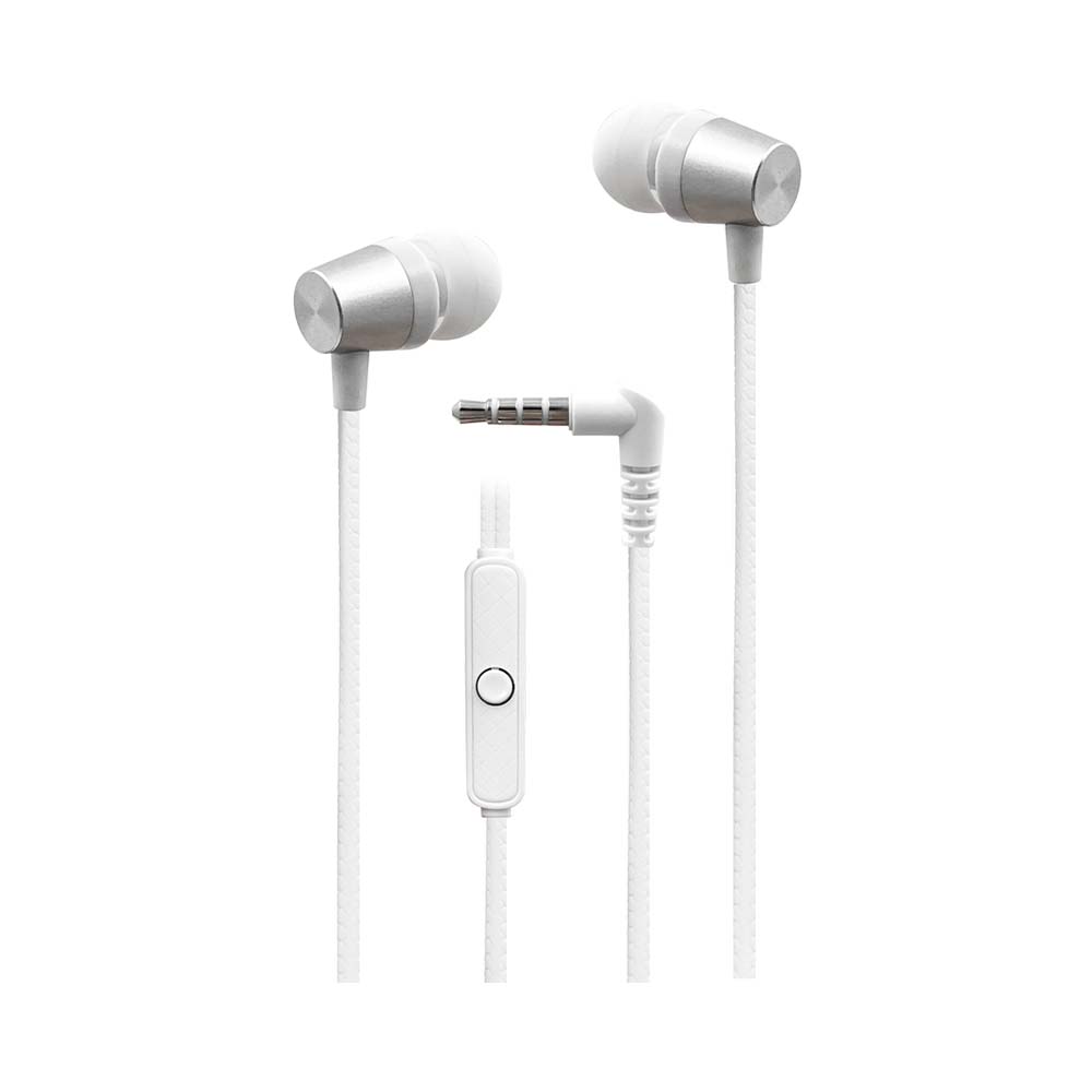 Auriculares In Ear Con MicróFono Cable 1.2 Mts Blanco Nex