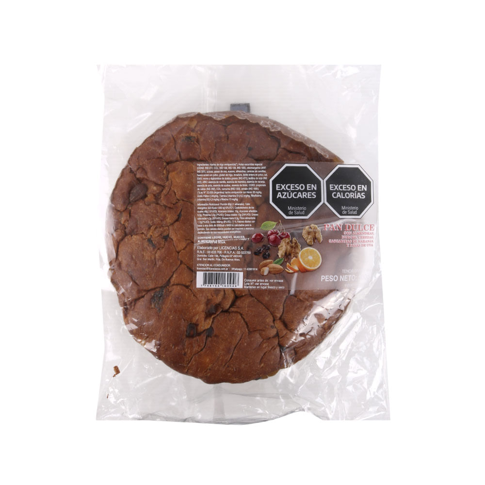 Pan Dulce Con Almendras Nueces