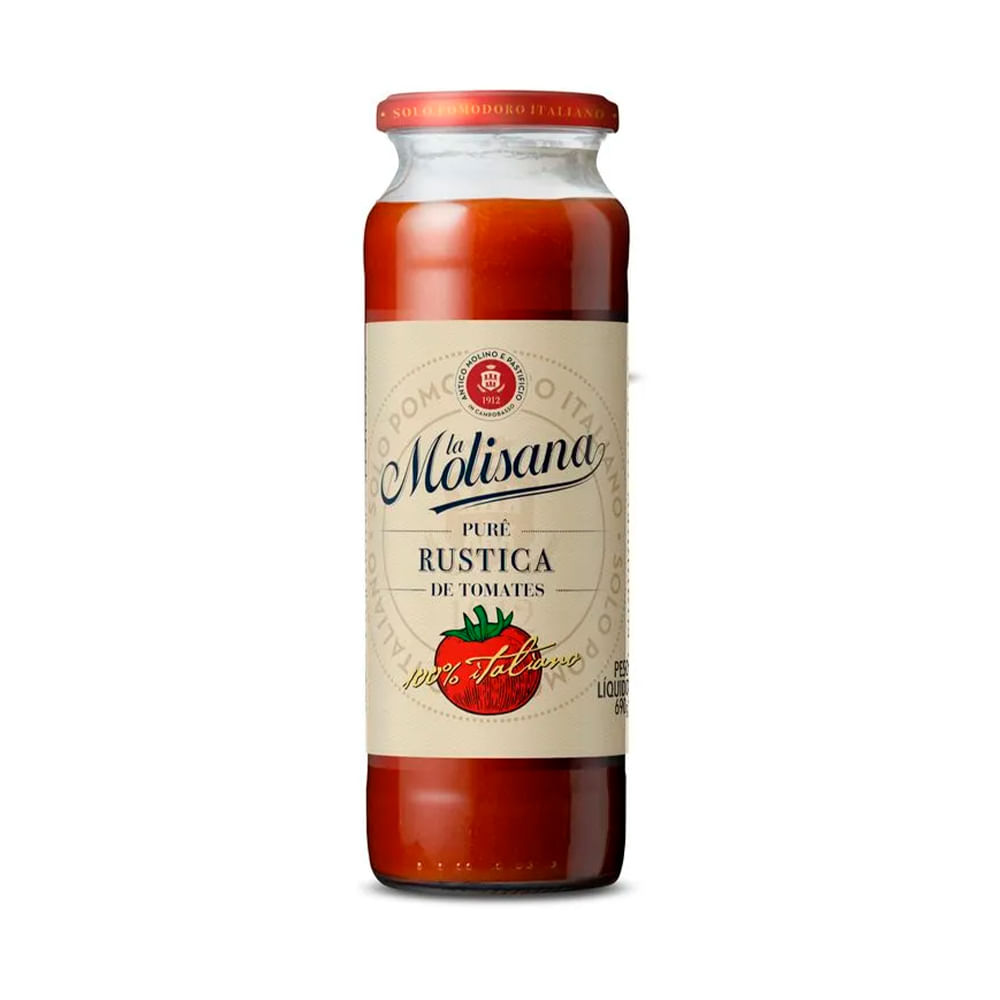 Pure De Tomate Passata Rustica X 690 Gr La Molisana