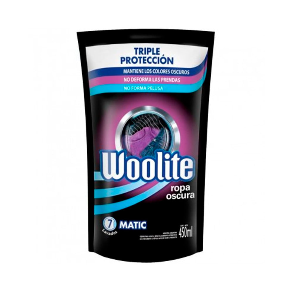 Detergente Woolite Ropa Oscura Dp 450ml