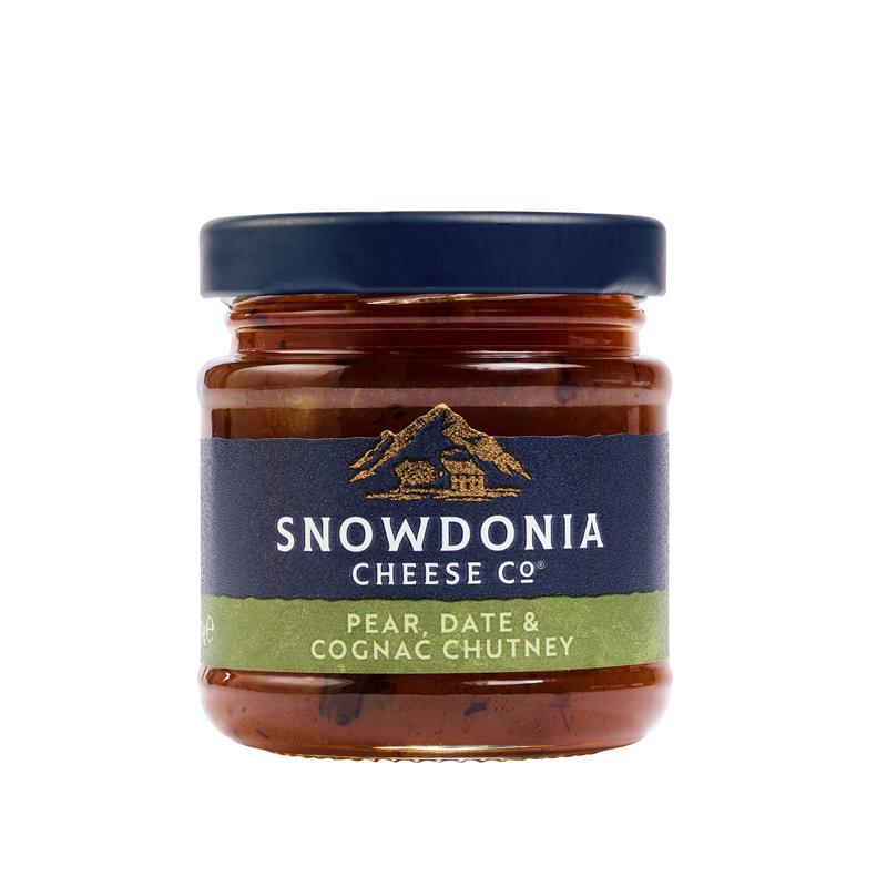 Chutney Sabor Pera, Dátiles y Cognac 114 Grs Snowdonia