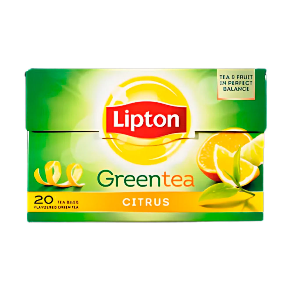 Té Verde Sabor Green Citrus x 20 Un Lipton