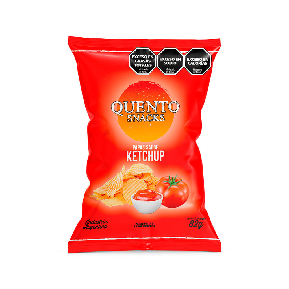 Papas Ketchup X 82 Gr Quento