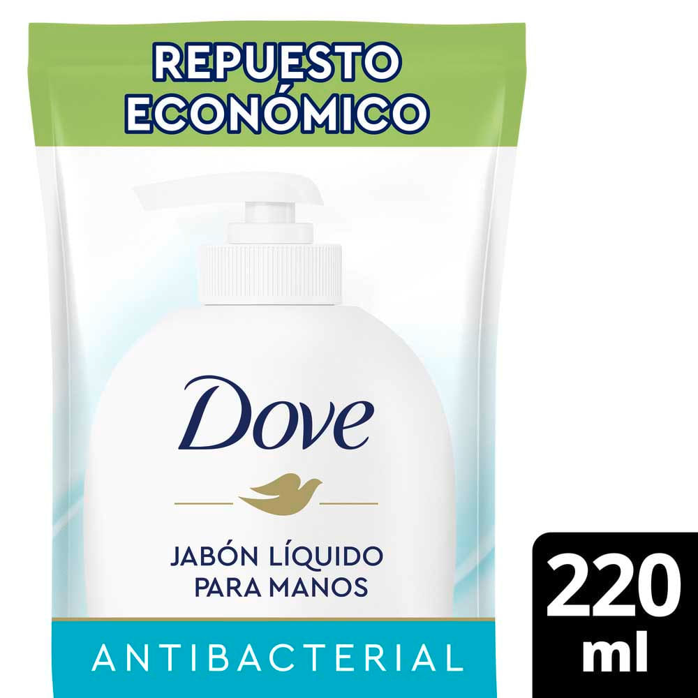 Jabon Liquido Antibacterial Doypack 220 Ml Dove