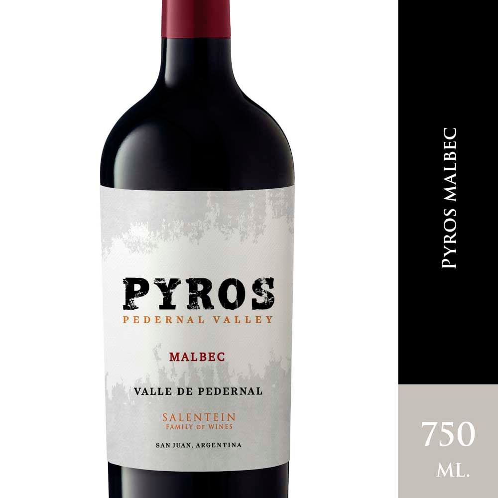 Vino Pyros Pedernal Valley Malbec 750cc