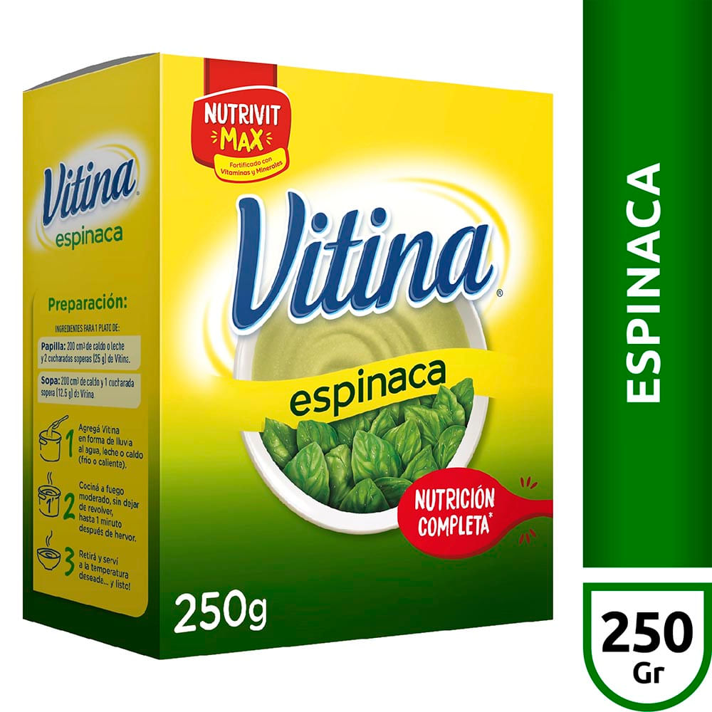 Semola Vitina Espinaca X 250 Gr