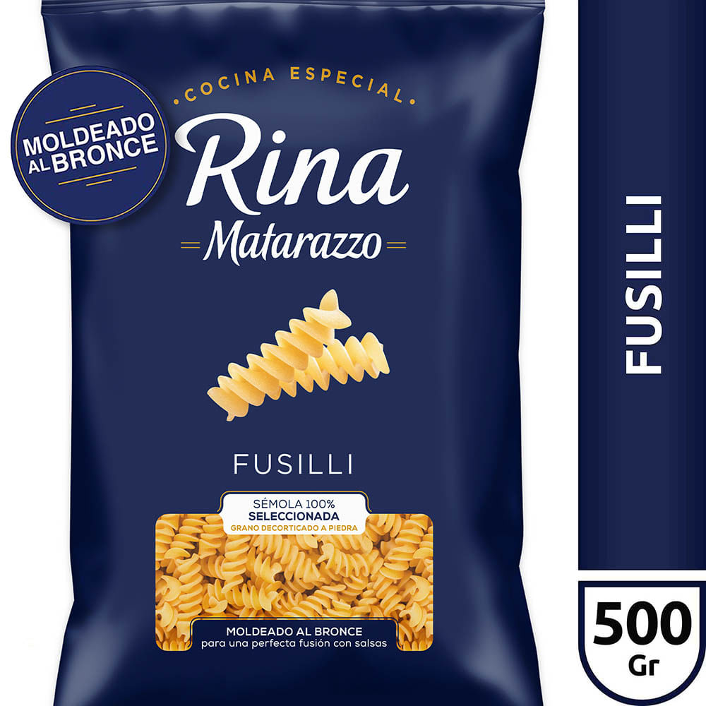 Fideos Fusilli 500 Grs Rina