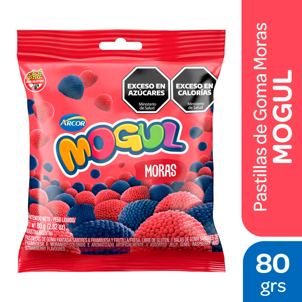 Gomitas Sabor Moras 80 Grs Arcor