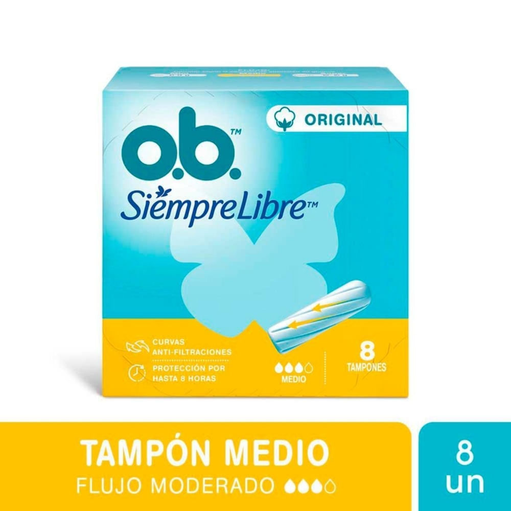 Tampones Medio 8 Un Ob Siempre Libre