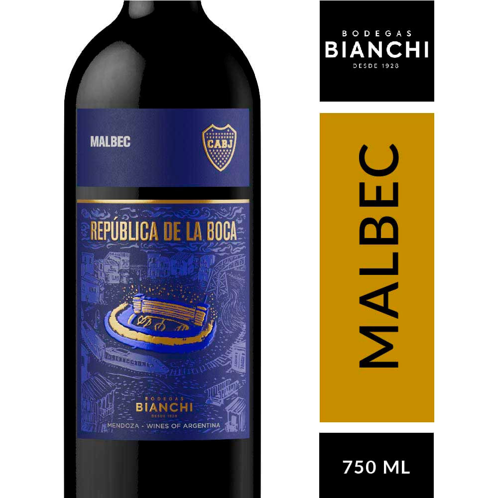 Vino Boca Juniors Republica De La Boca