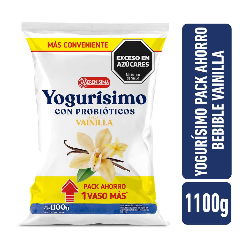 Yogur Sabor Vainilla Bebible 1100 Grs Yogurisimo