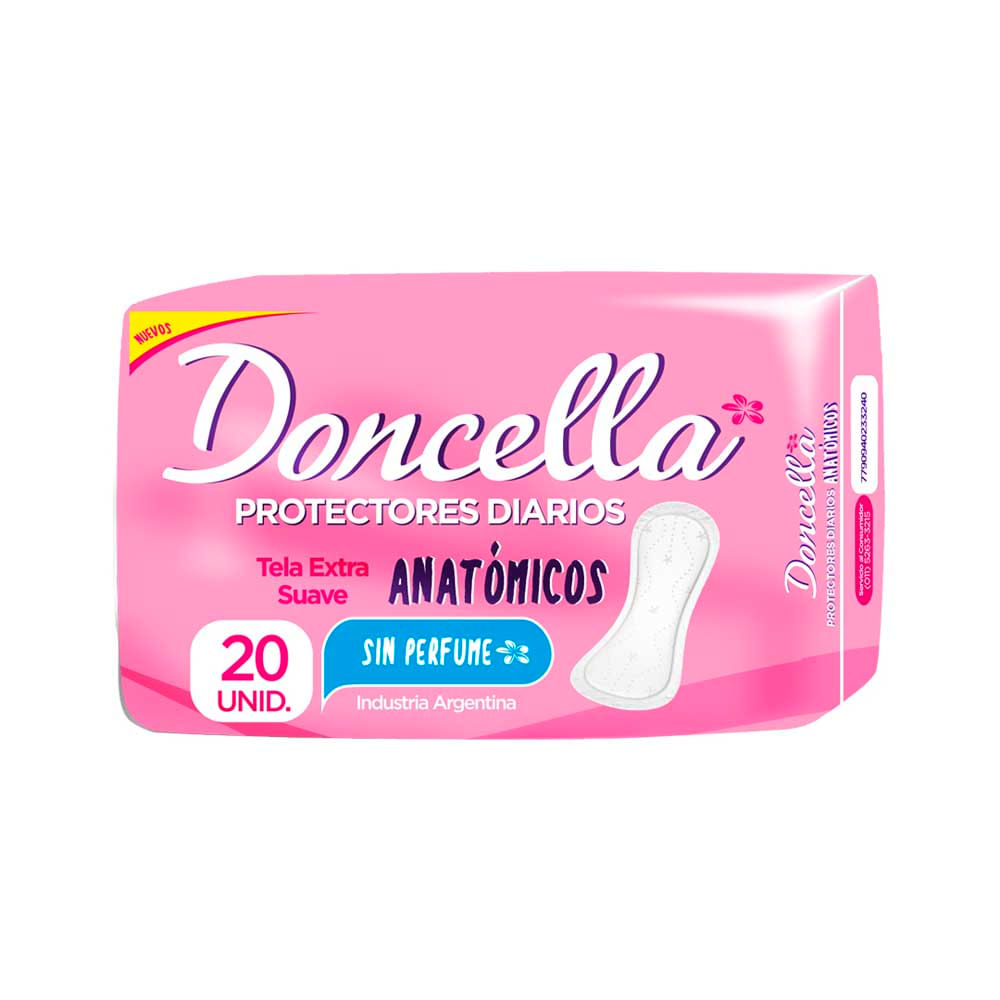 Protectores Diarios Sin Desodorante 20 Un Doncella