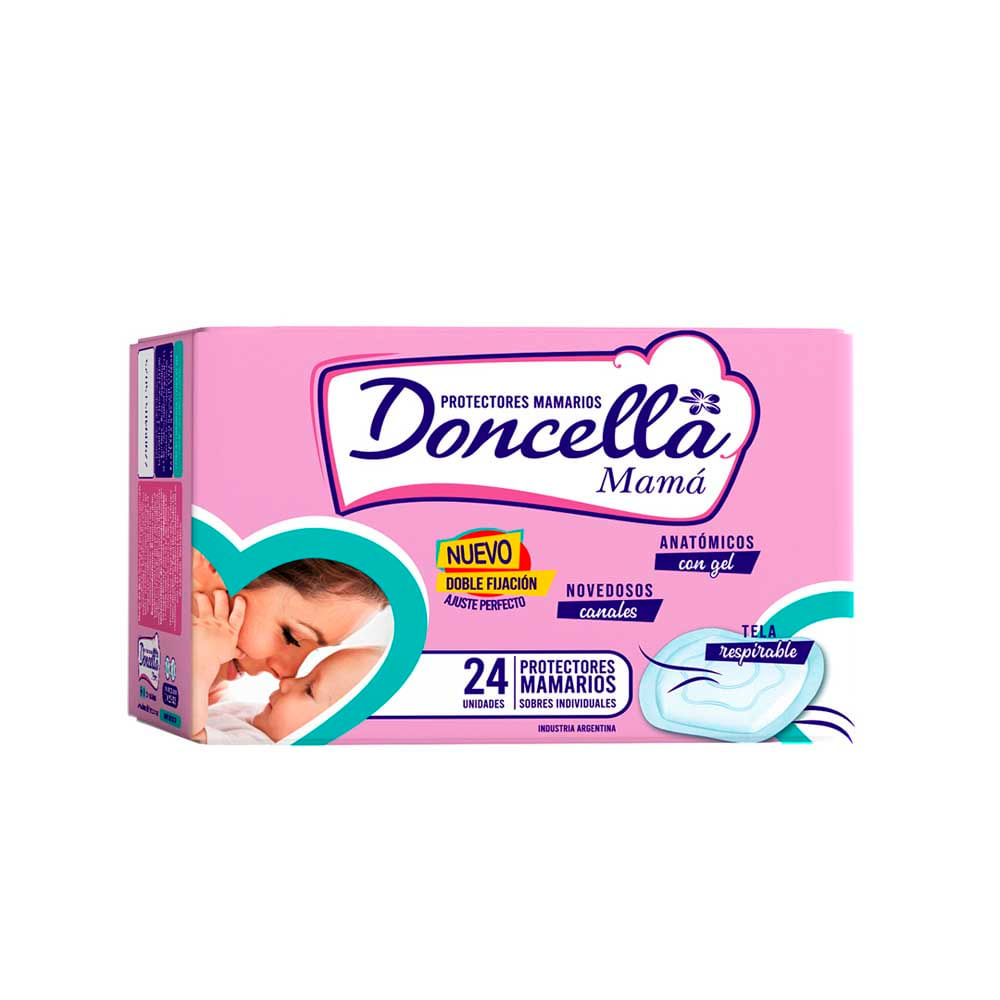 Protectores Mamarios Con Gel 24 Un Doncella
