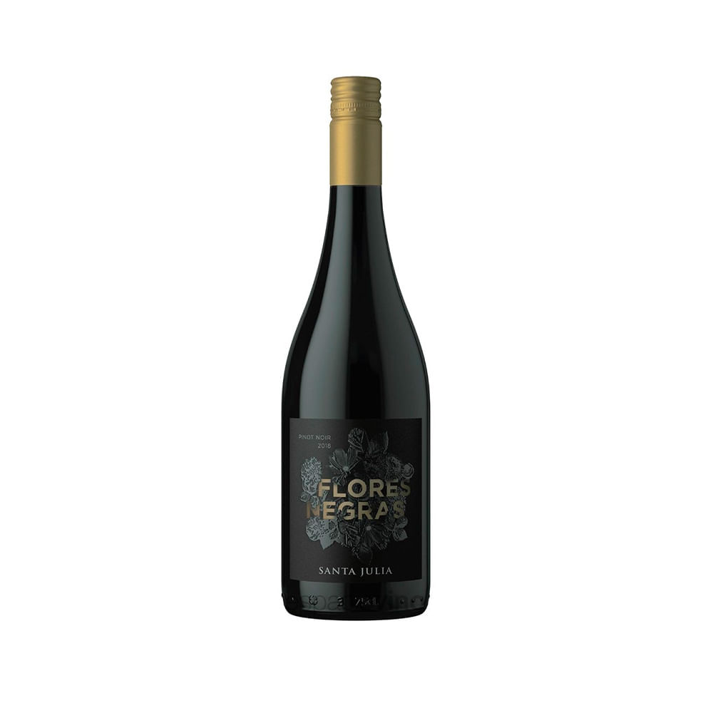 Vino Pinot Noir X 750 Cc Flores Negras