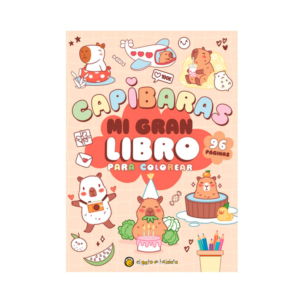 Capibaras, Mi Gran Libro Para Colorear Guadal