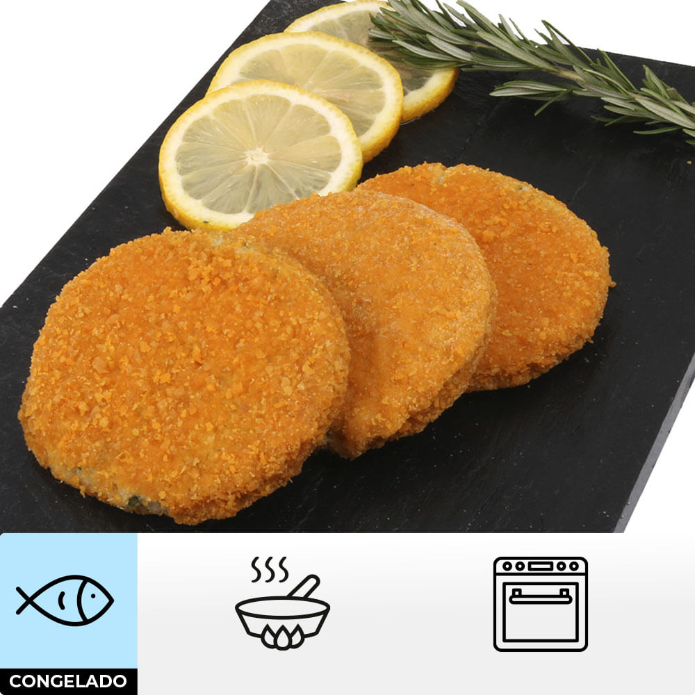 Medallon De Merluza Con Espinaca Y Queso