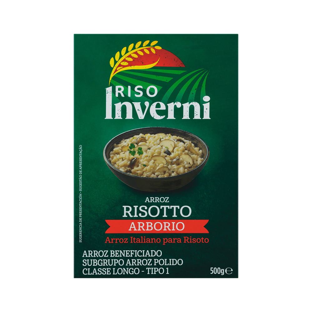 Arroz Risotto Arborio 500 Grs Riso Inverni