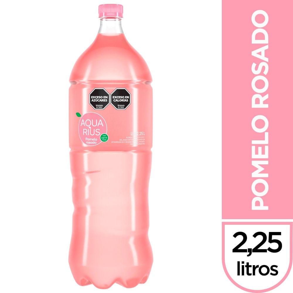 Agua Saborizada Pomelo Rosado 2.25 Lts Aquarius
