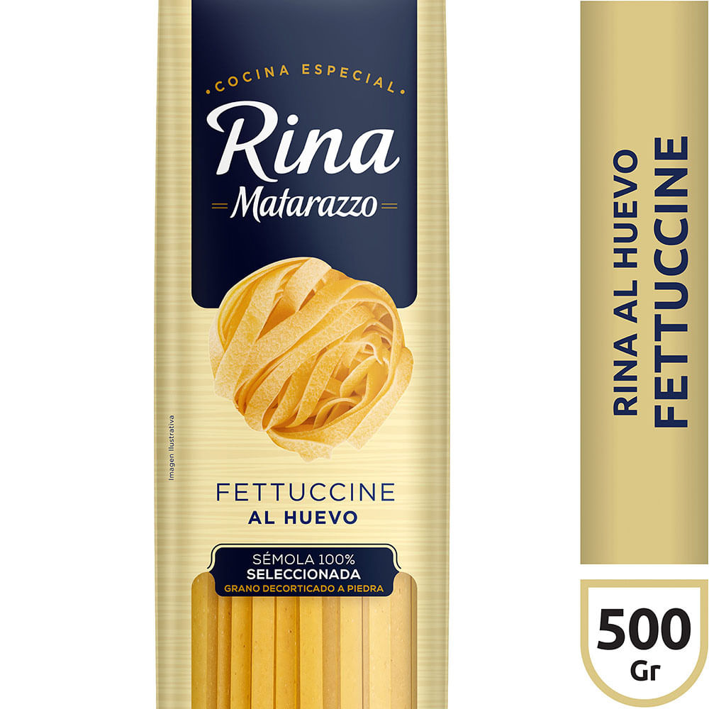 Fettuccine al Huevo 500 Grs Rina Matarazzo