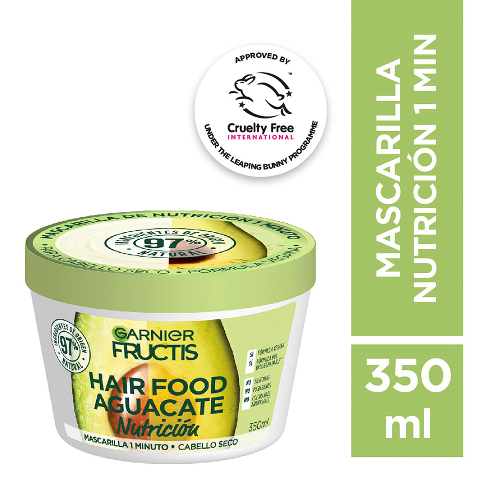 Mascarilla Fructis Hair Food Palta 350 Ml