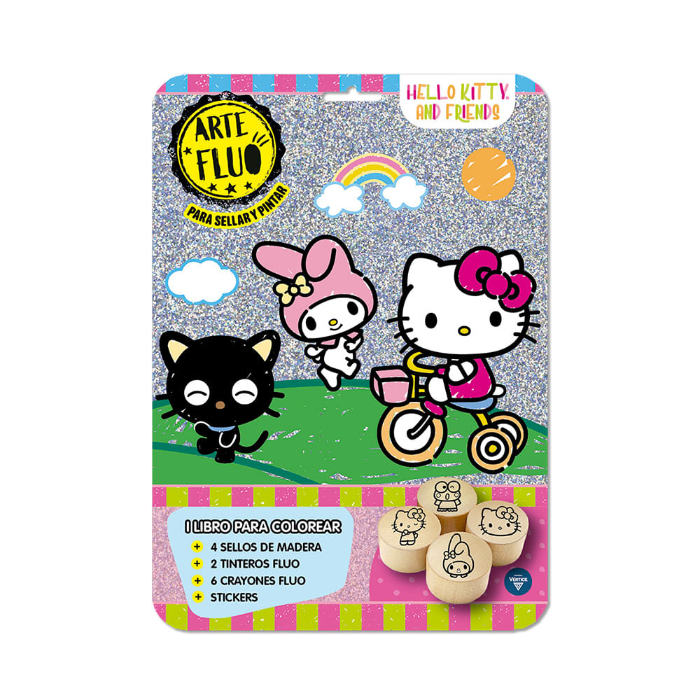 Libro Col. Flow Pack Arte Fluo Vertice