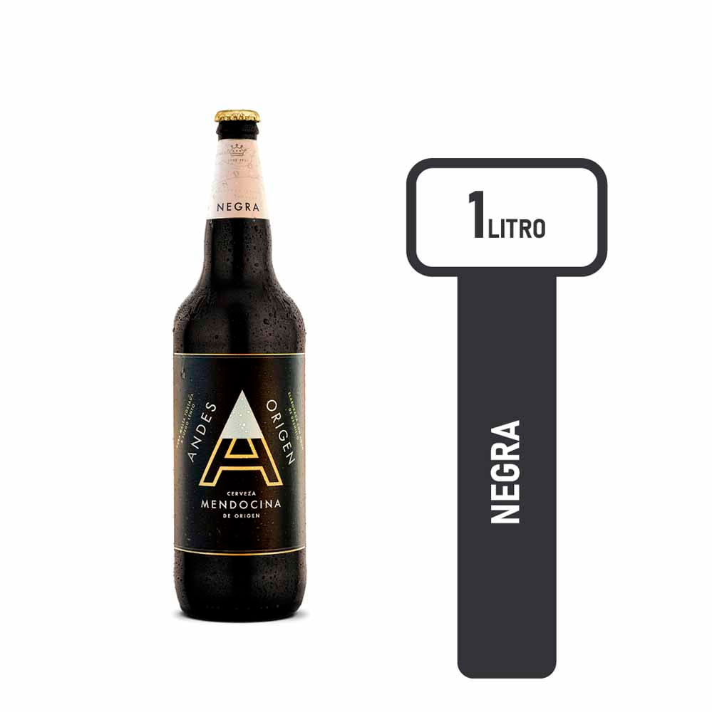 Cerveza Negra 1l Retornable Andes Origen