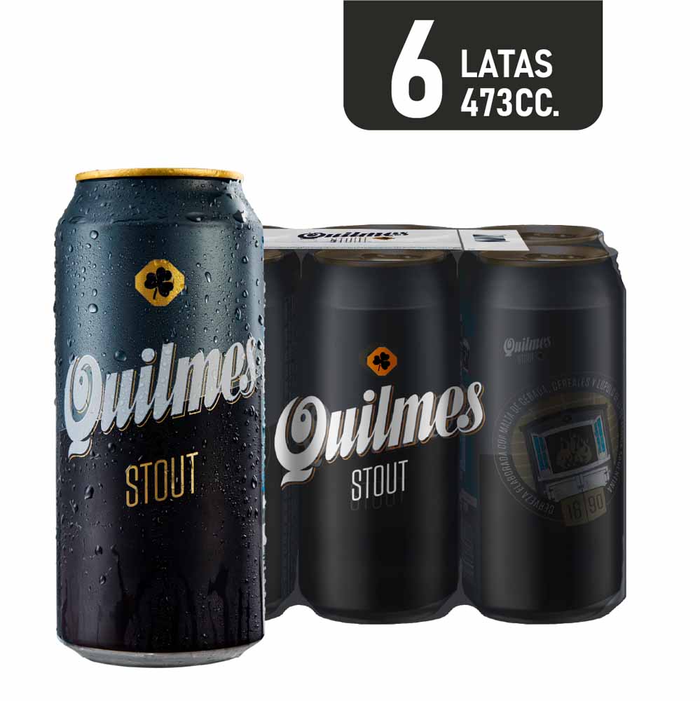 Cerveza Quilmes Stout 473cc Sixpack