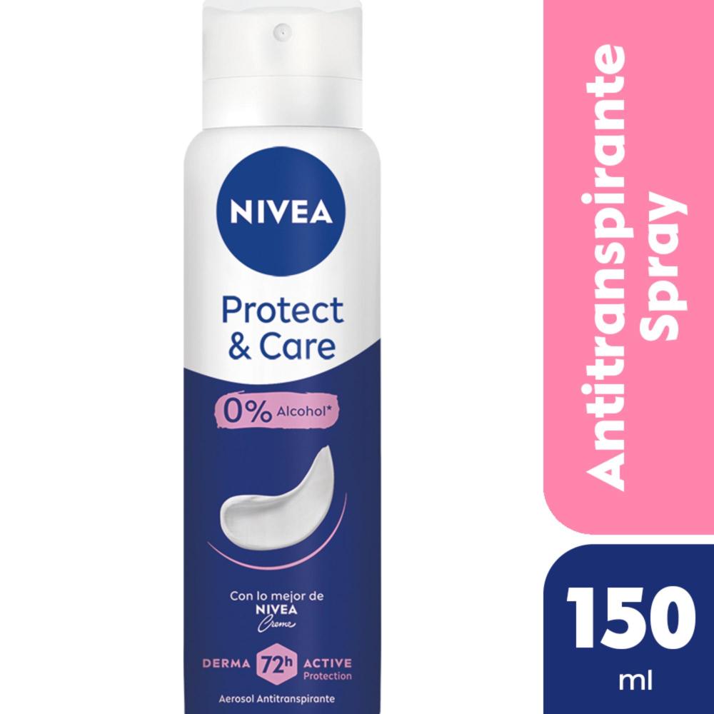 Desodorante Antitranspirante Femenino Protect & Care Aerosol150 Ml Nivea