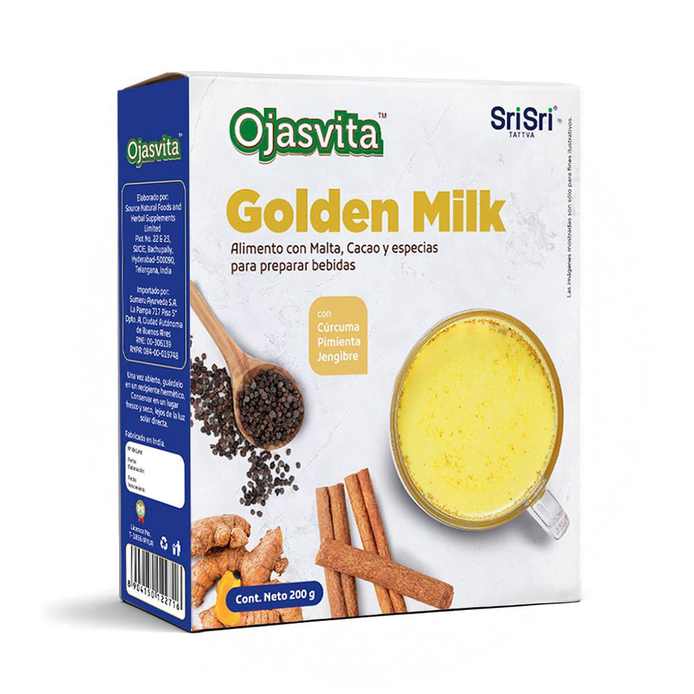 Condimento Sabor Golden Milk 200 Grs Sri Sri Tattva