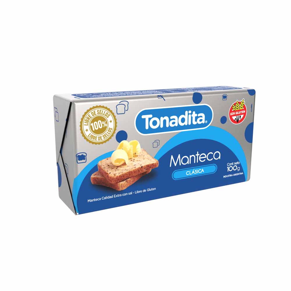 Manteca Clásica 100 Grs Tonadita