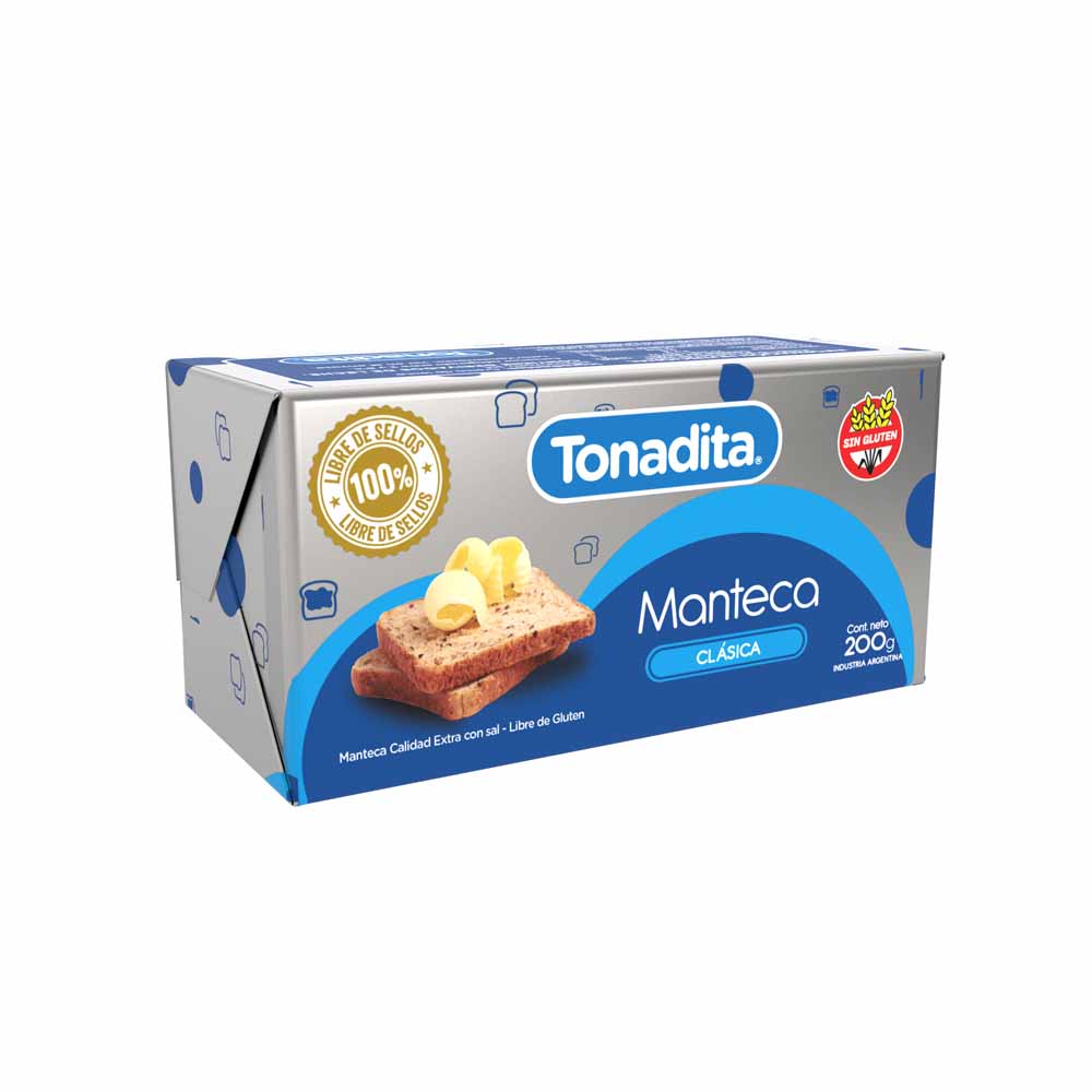 Manteca Clásica 200 Grs Tonadita