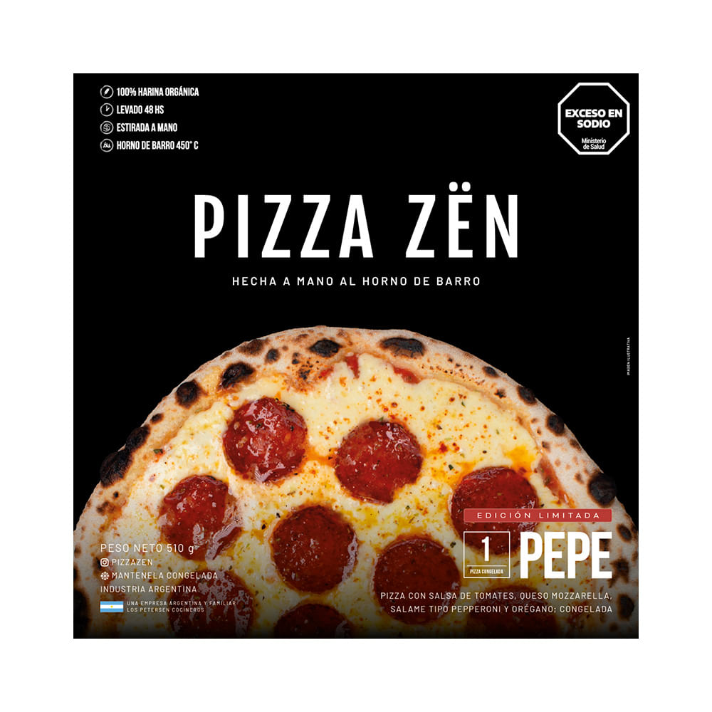 Pizza Congelada 510 Gr Zen Pepe