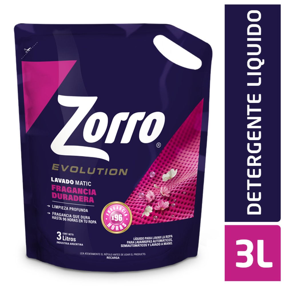 Jabón Líquido Evolutión 3 Lts Zorro