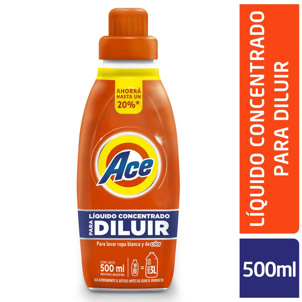 Jabon Diluible Ace Clasico Bot 500ml