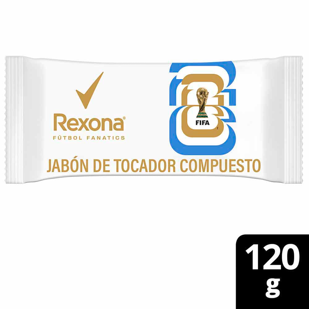 Jabon De Tocador Futbol Fanatics 120 Grs Rexona