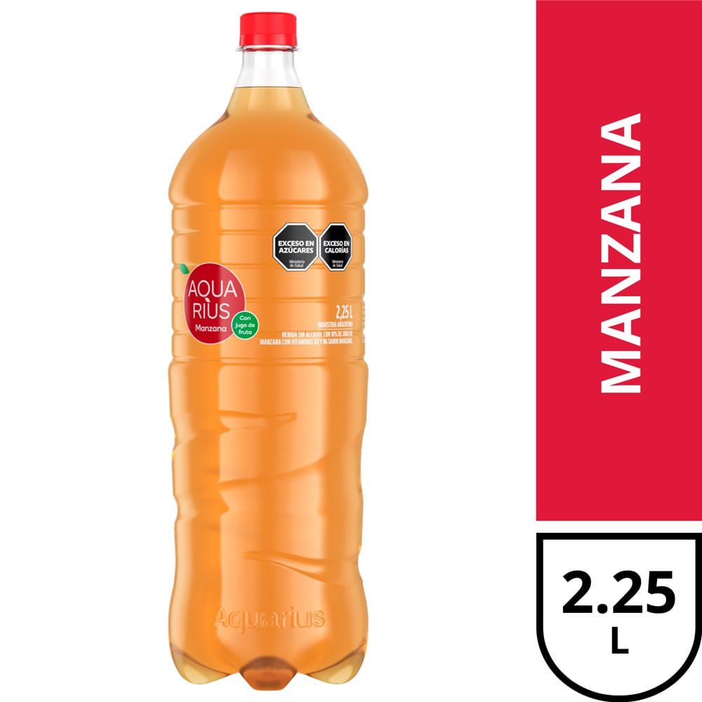 Saborizada Aquarius Manzana 2.25lt