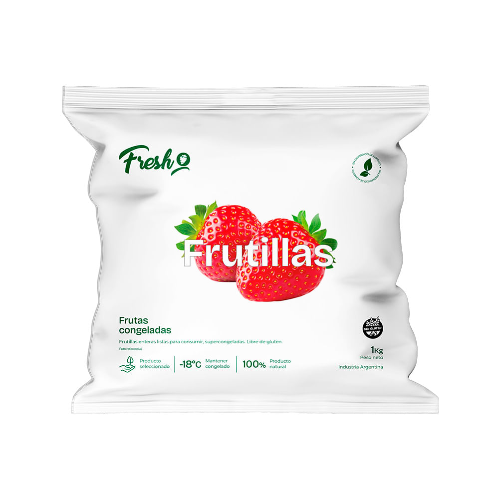 Frutillas Congeladas X 1 Kg Fresh
