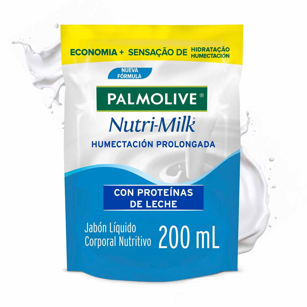 Jabón Líquido Nutrimilk Doypack 200 Ml Palmolive