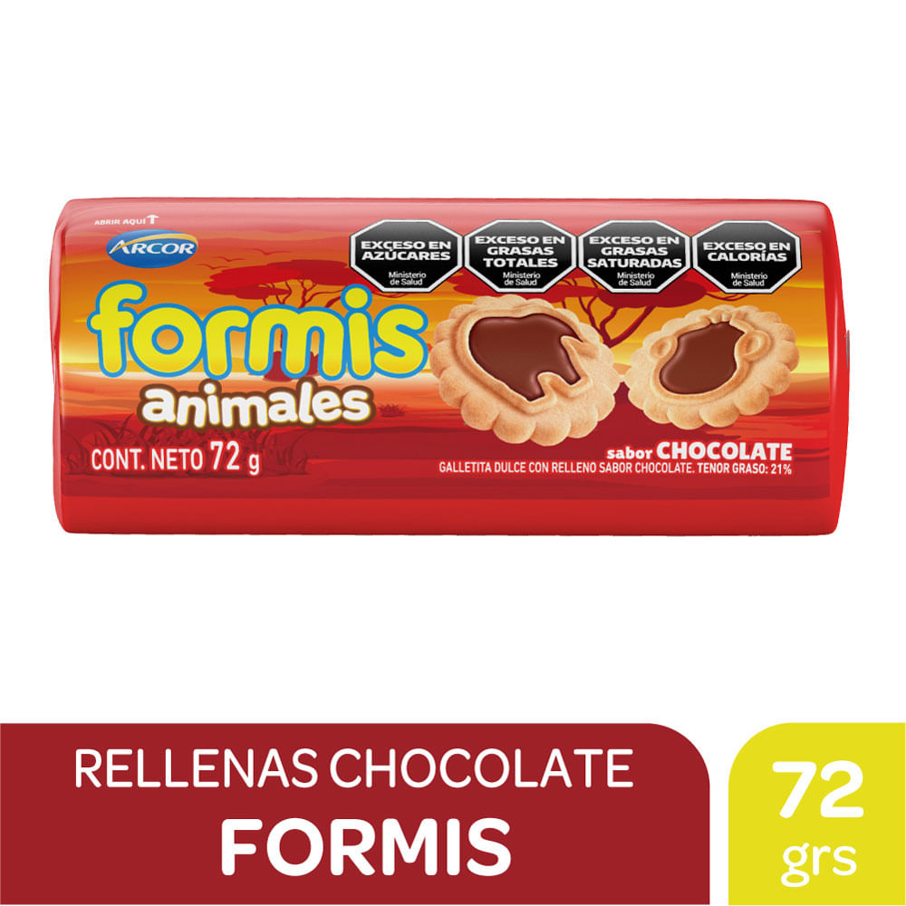 Galletitas Formis Vainilla-chocolate 72g