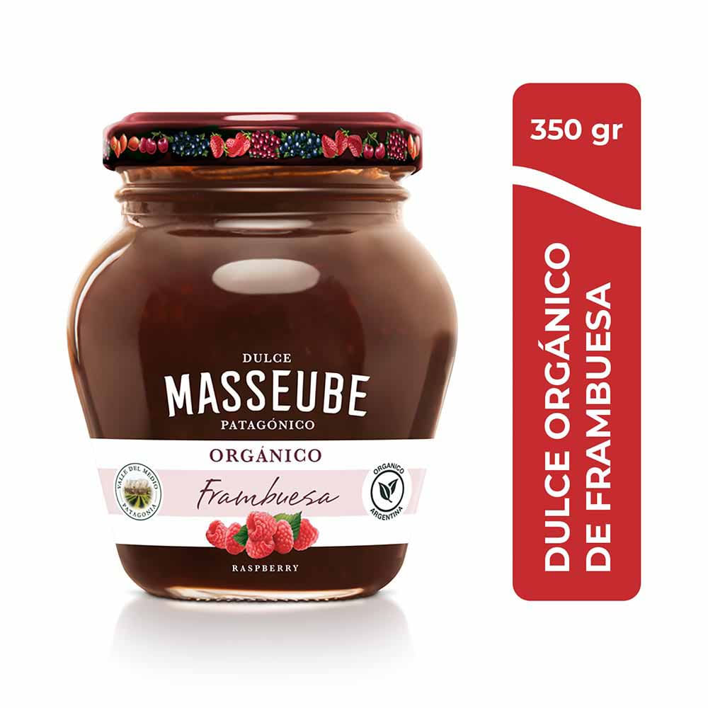 Dulce Orgánico Frambuesa 350 Gr Masseube