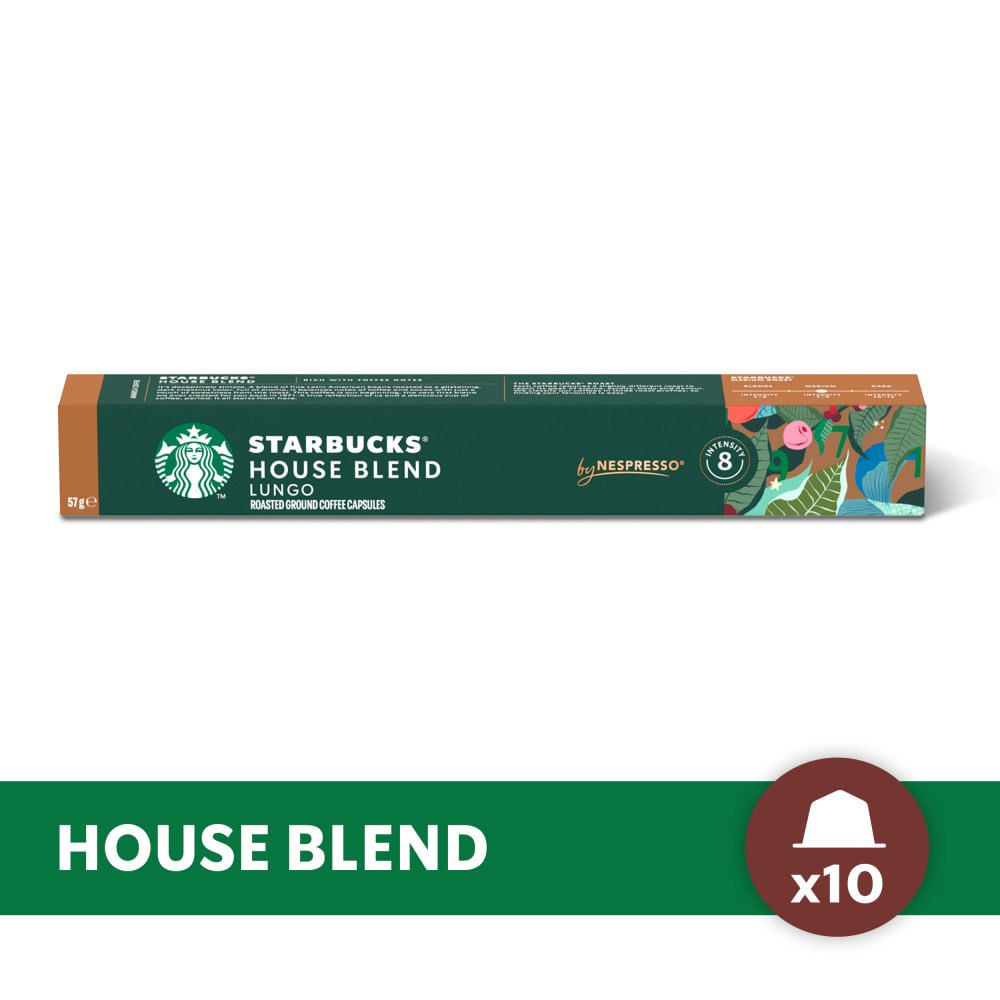 Cápsulas House Blend 10 Un Starbucks® Nespresso®