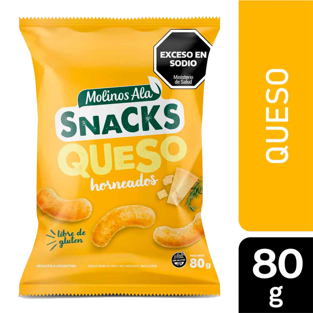 Snacks Molinos Ala Queso 80gr