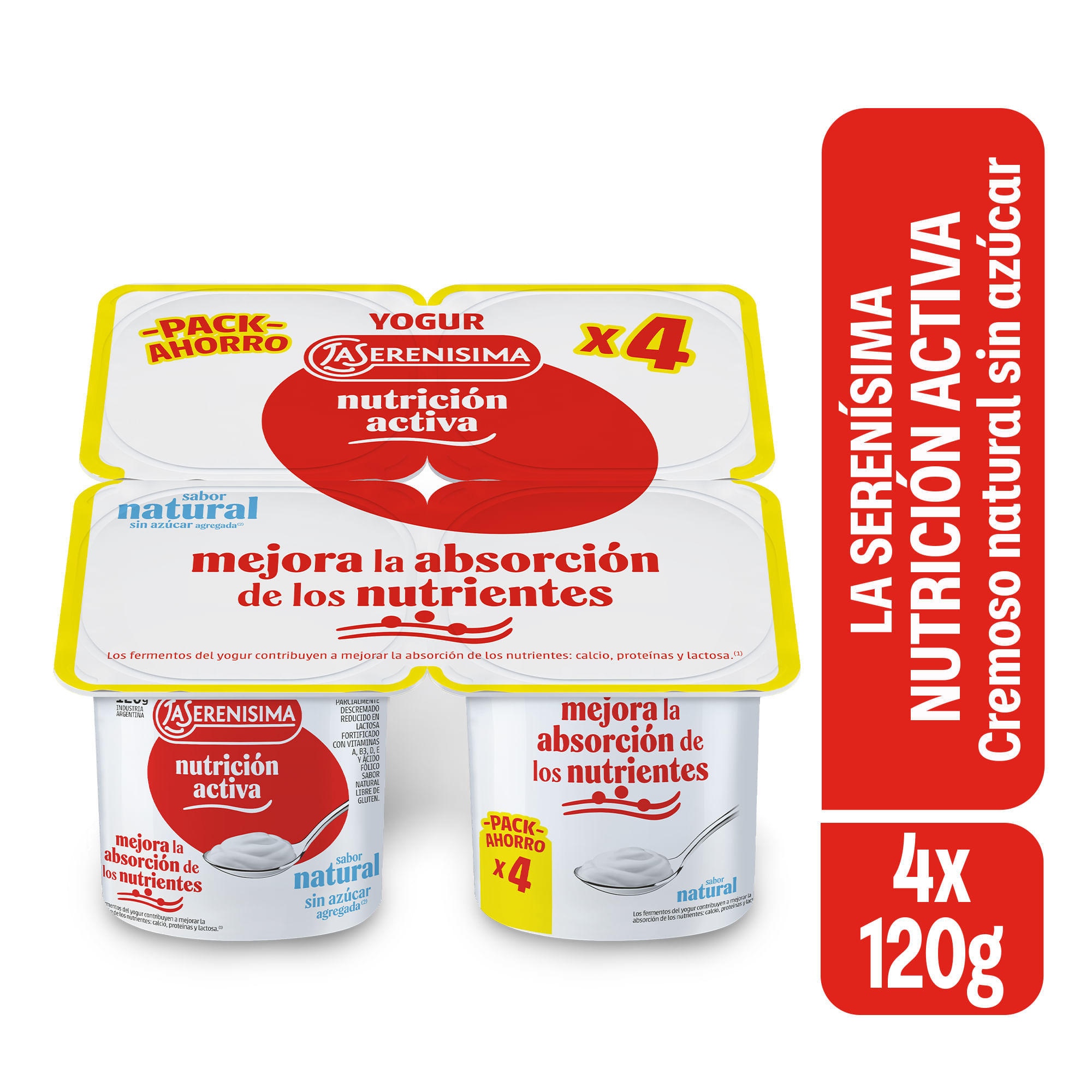 Yogur Cremoso Sabor Natural 480 Grs La Serenísima